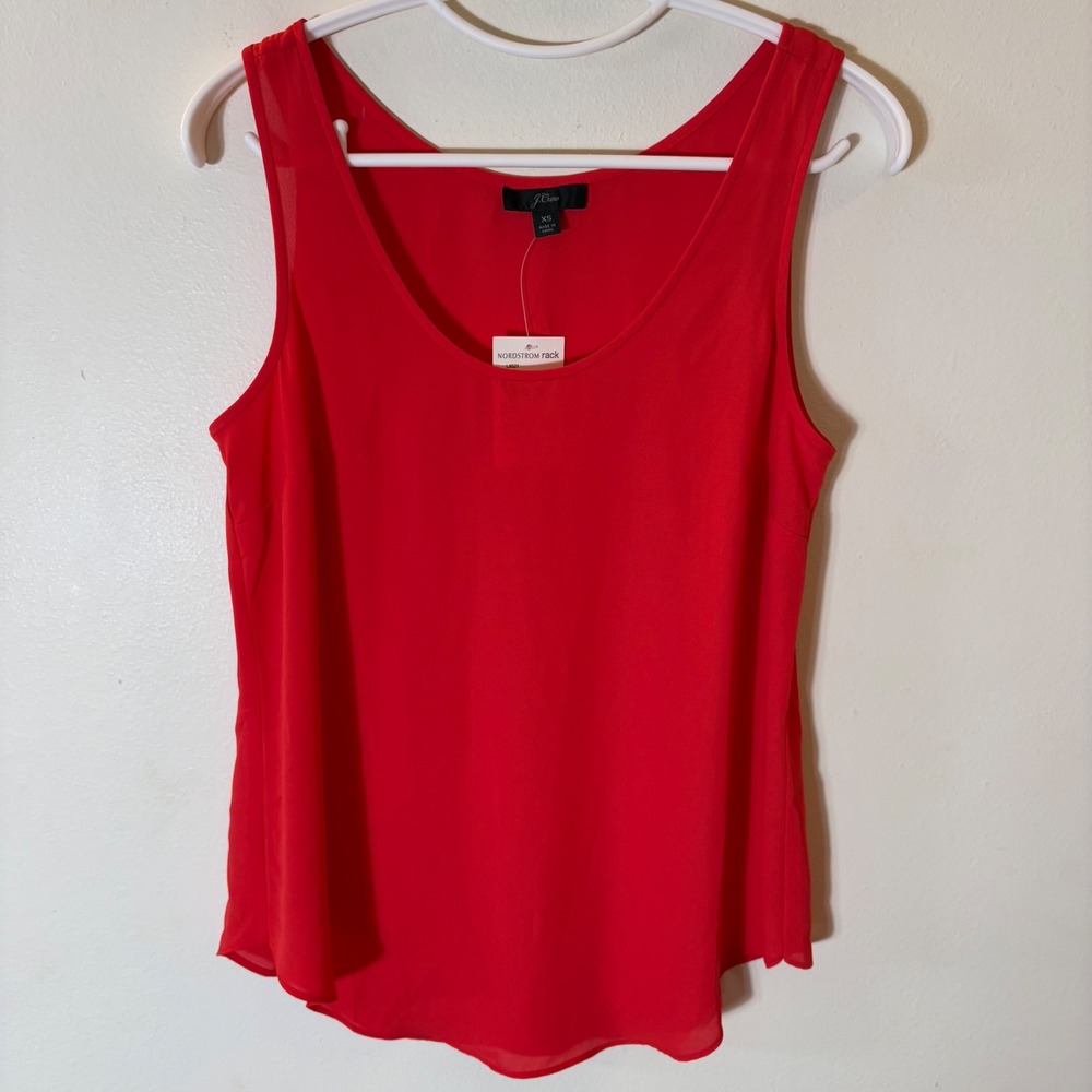 J. Crew Tank Top Womens XS‎ Bright Cerise